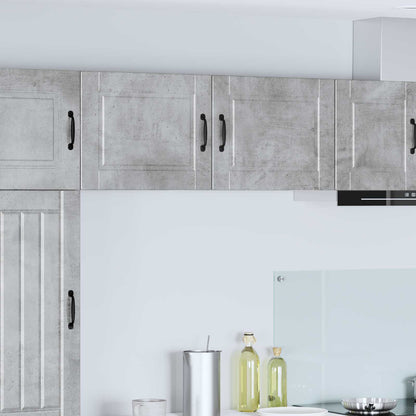 vidaXL Wall Cabinet PORTO Concrete Grey 50 x 31 x 40 cm