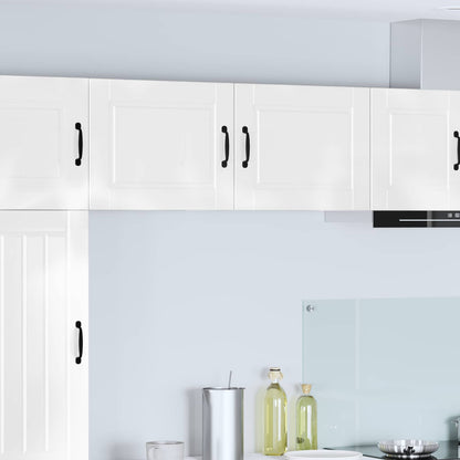 vidaXL Wall Cabinet PORTO High Gloss White 50 x 31 x 40 cm