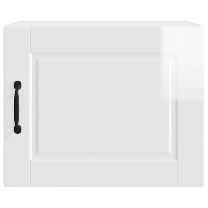 vidaXL Wall Cabinet PORTO 2 pcs High Gloss White 50 x 31 x 40 cm