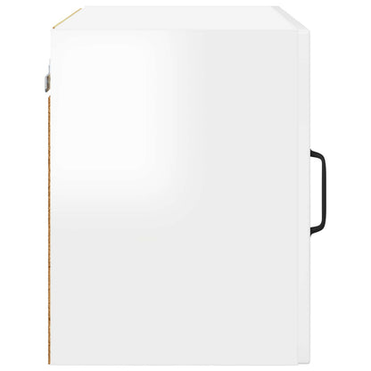 vidaXL Wall Cabinet PORTO 2 pcs High Gloss White 50 x 31 x 40 cm
