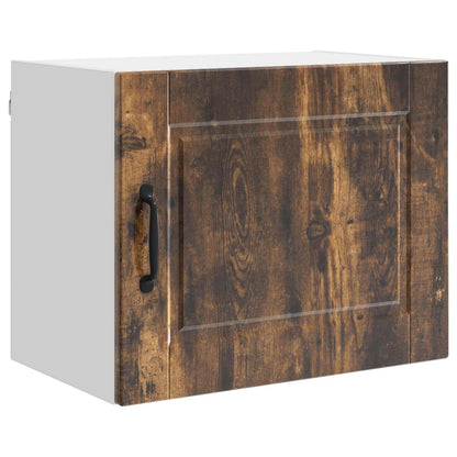 vidaXL Wall Cabinet PORTO Smoked Oak 50 x 31 x 40 cm Engineered Wood