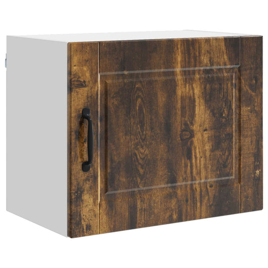 vidaXL Wall Cabinet PORTO Smoked Oak 50 x 31 x 40 cm Engineered Wood