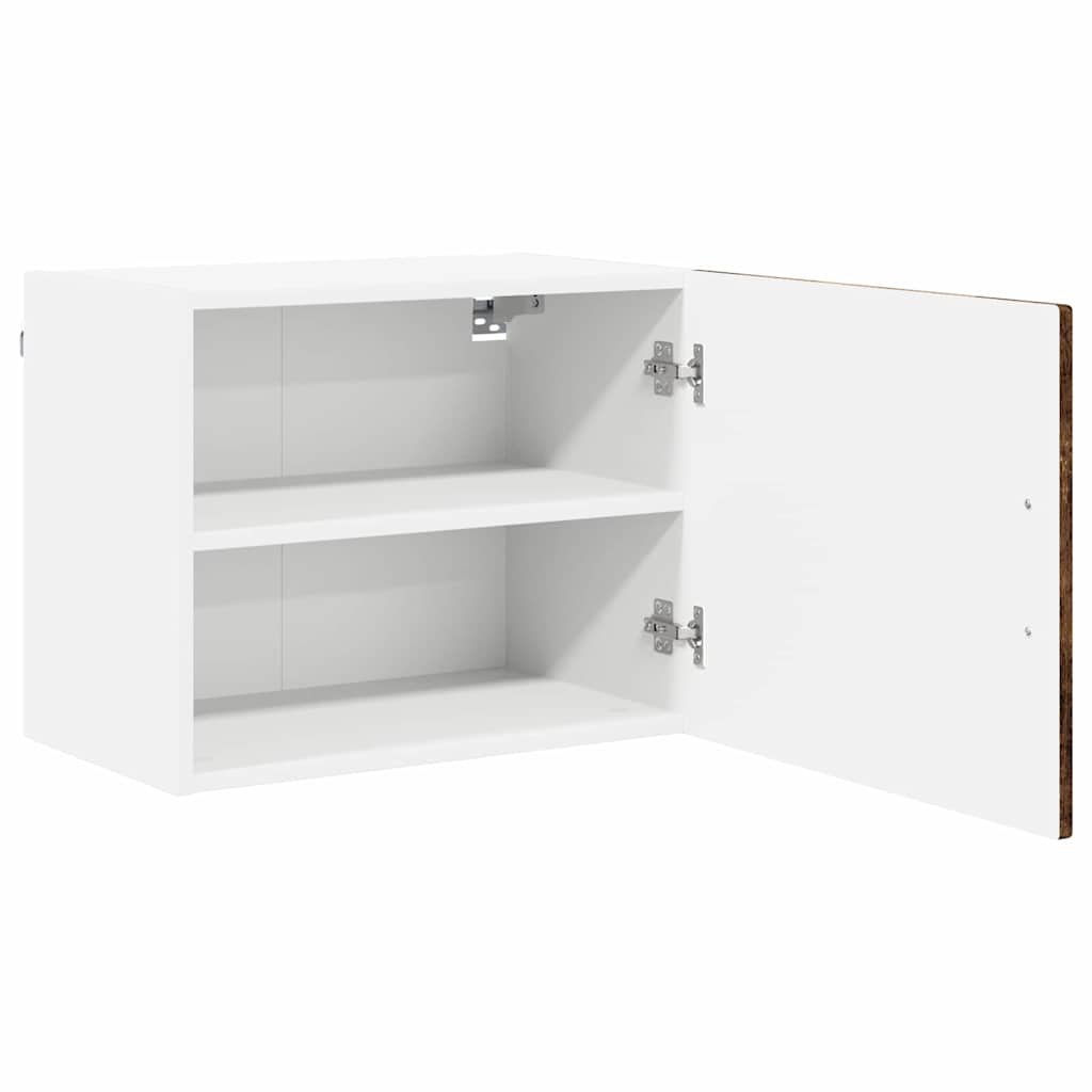 vidaXL Wall Cabinet PORTO Smoked Oak 50 x 31 x 40 cm Engineered Wood