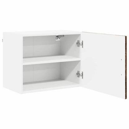 vidaXL Wall Cabinet PORTO Smoked Oak 50 x 31 x 40 cm Engineered Wood