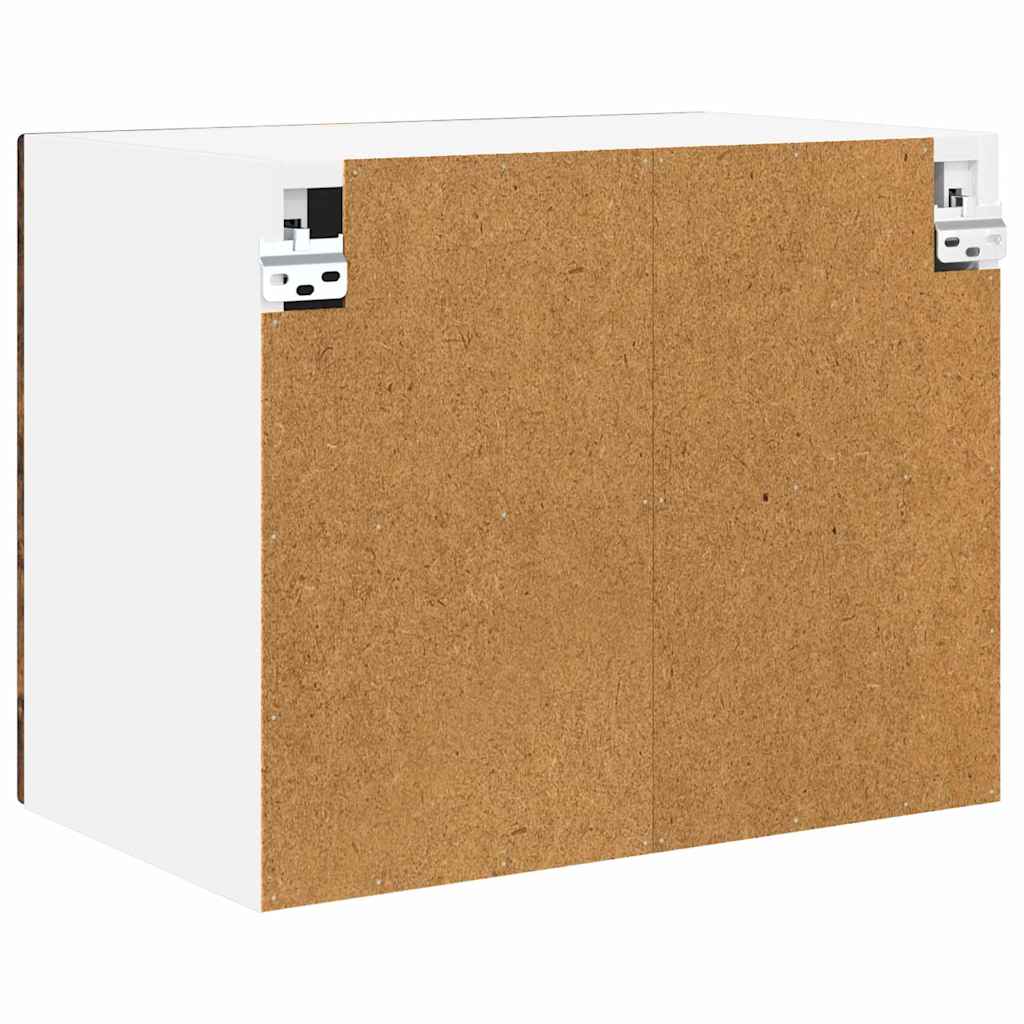 vidaXL Wall Cabinet PORTO Smoked Oak 50 x 31 x 40 cm Engineered Wood