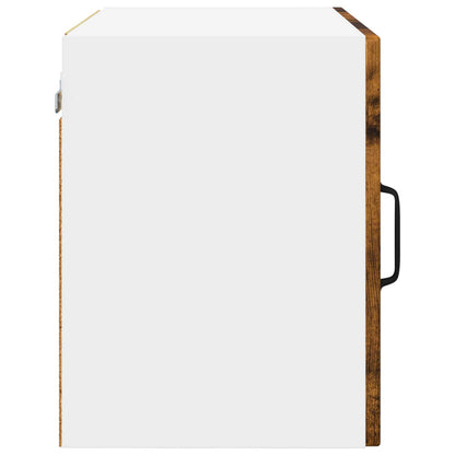 vidaXL Wall Cabinet PORTO 2 pcs Smoked Oak 50 x 31 x 40 cm