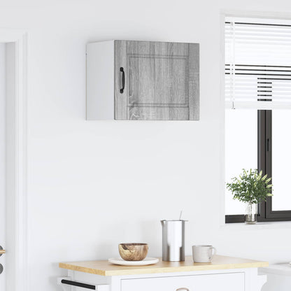 vidaXL Wall Cabinet PORTO Grey Sonoma 50 x 31 x 40 cm Engineered Wood