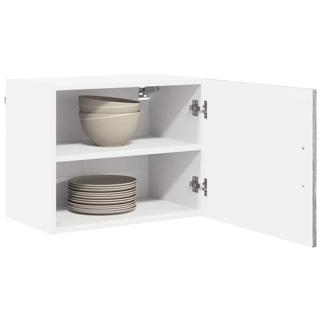 vidaXL Wall Cabinet PORTO 2 pcs Grey Sonoma 50 x 31 x 40 cm