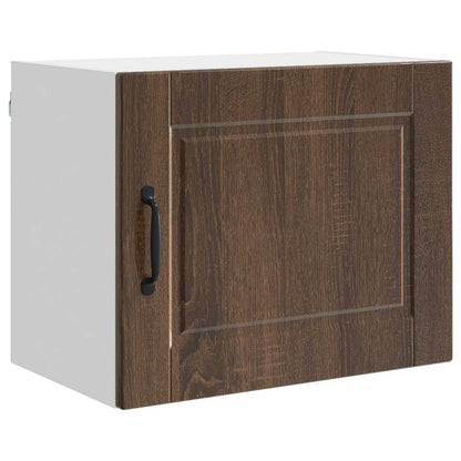 vidaXL Wall Cabinet PORTO Brown Oak 50 x 31 x 40 cm Engineered Wood