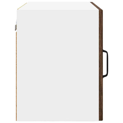 vidaXL Wall Cabinet PORTO 2 pcs Brown Oak 50 x 31 x 40 cm
