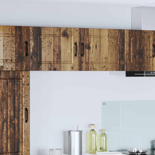 vidaXL Wall Cabinet PORTO Old Wood 50 x 31 x 40 cm Engineered Wood