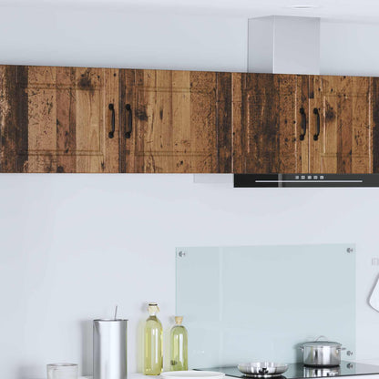 vidaXL Wall Cabinet PORTO 2 pcs Old Wood 50 x 31 x 40 cm