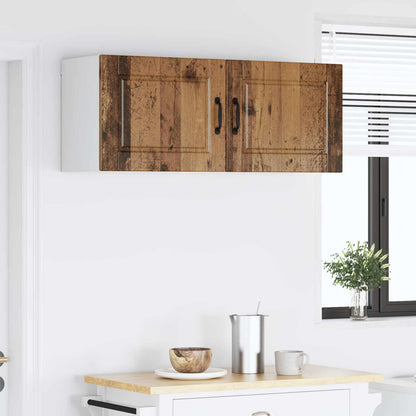 vidaXL Wall Cabinet PORTO 2 pcs Old Wood 50 x 31 x 40 cm