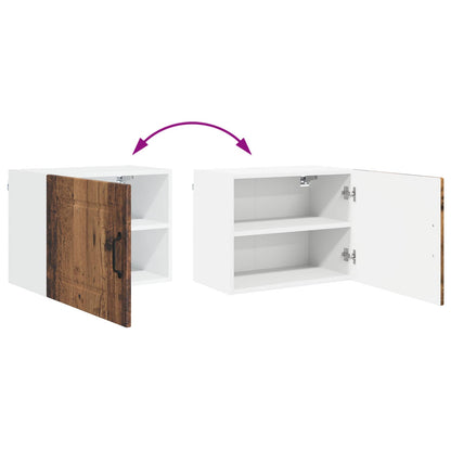 vidaXL Wall Cabinet PORTO 2 pcs Old Wood 50 x 31 x 40 cm