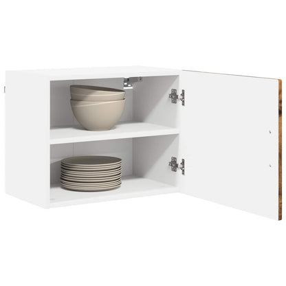 vidaXL Wall Cabinet PORTO 2 pcs Old Wood 50 x 31 x 40 cm