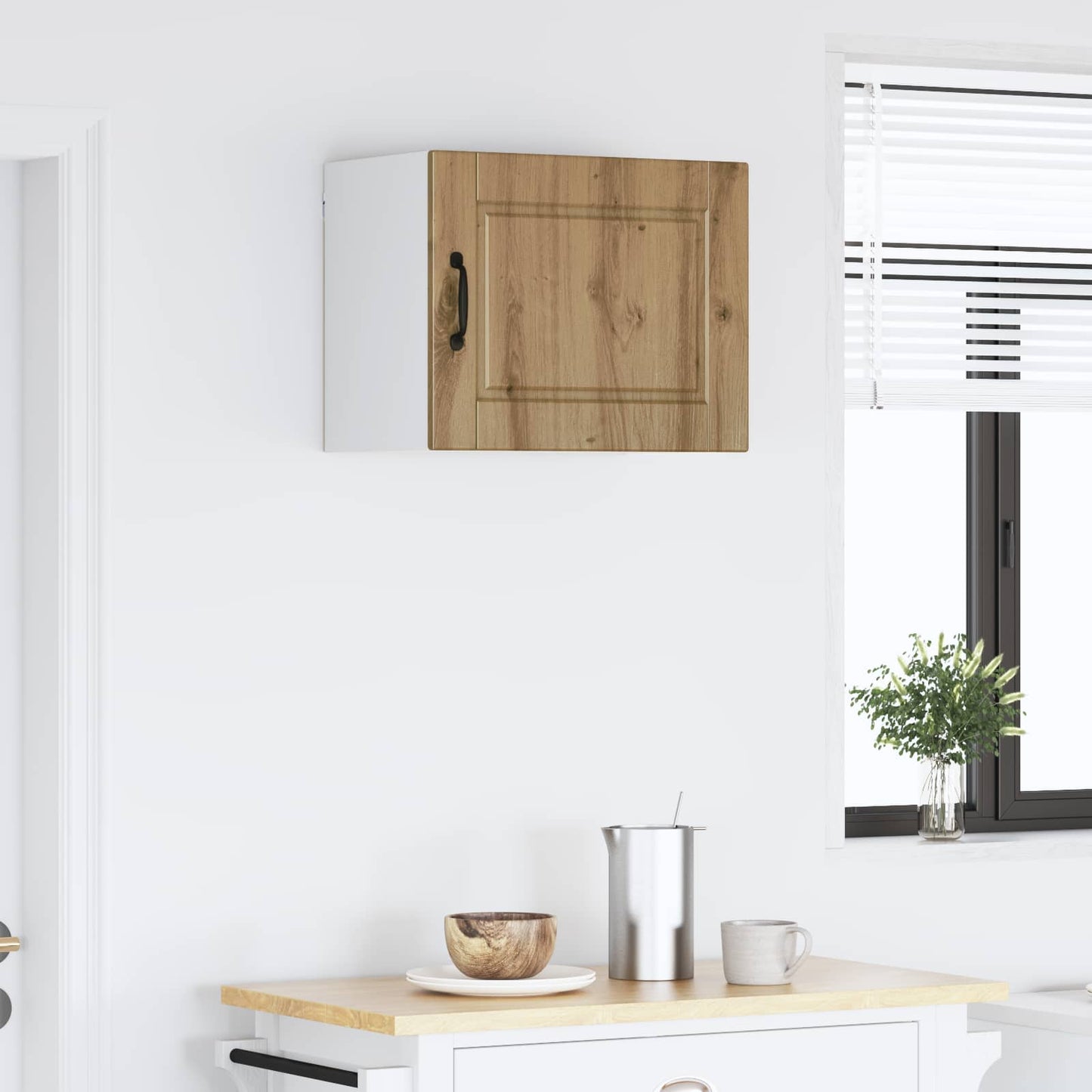 vidaXL Wall Cabinet PORTO Artisan Oak 50 x 31 x 40 cm Engineered Wood