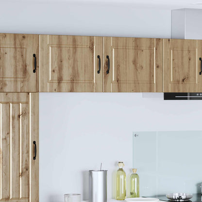 vidaXL Wall Cabinet PORTO 2 pcs Artisan Oak 50 x 31 x 40 cm