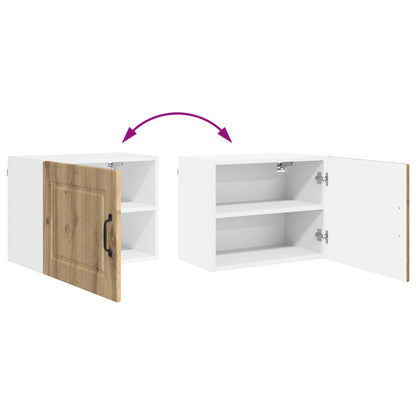 vidaXL Wall Cabinet PORTO 2 pcs Artisan Oak 50 x 31 x 40 cm