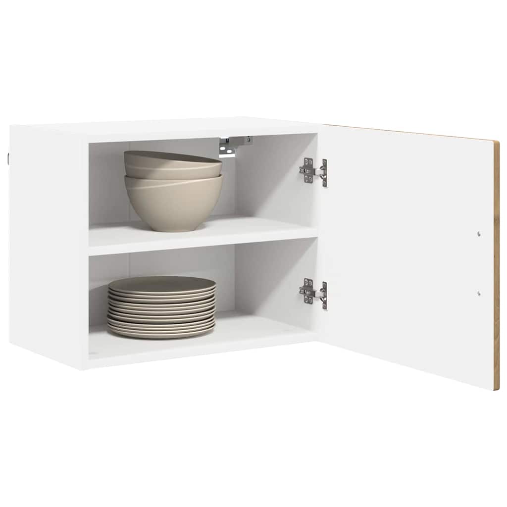 vidaXL Wall Cabinet PORTO 2 pcs Artisan Oak 50 x 31 x 40 cm