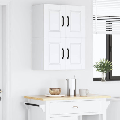 vidaXL Wall Cabinet PORTO 2 pcs White 60 x 31 x 40 cm Engineered Wood