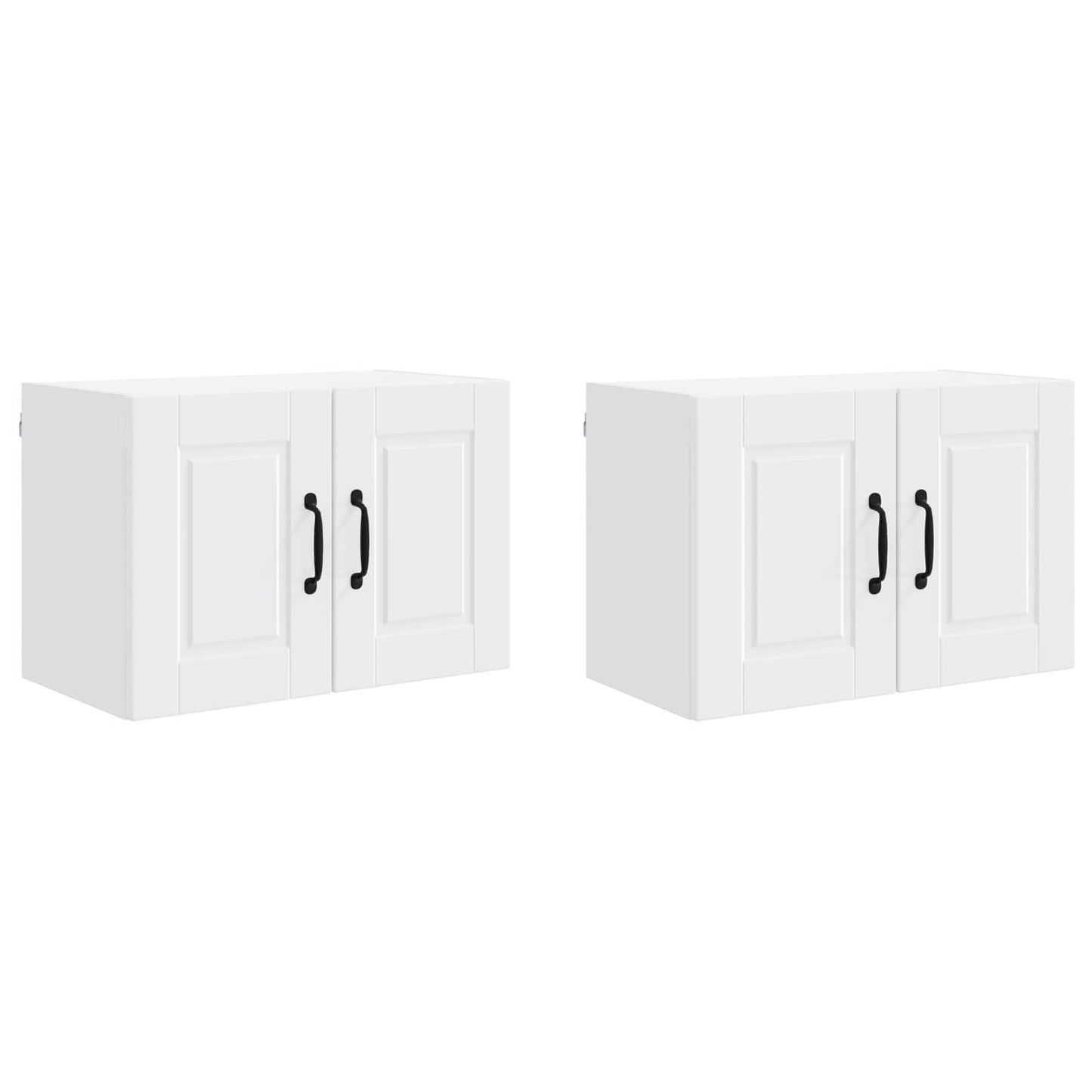vidaXL Wall Cabinet PORTO 2 pcs White 60 x 31 x 40 cm Engineered Wood