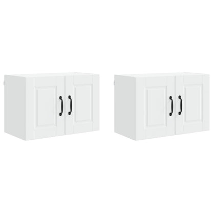 vidaXL Wall Cabinet PORTO 2 pcs White 60 x 31 x 40 cm Engineered Wood