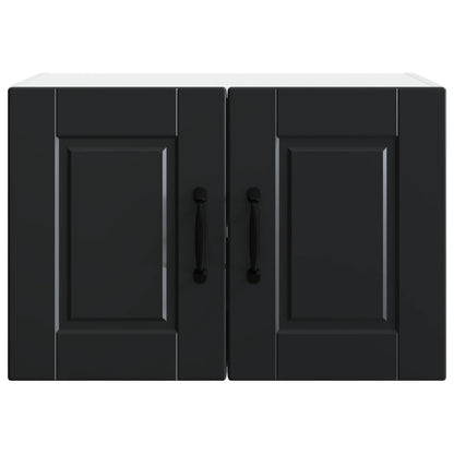 vidaXL Wall Cabinet PORTO 2 pcs Black 60 x 31 x 40 cm Engineered Wood