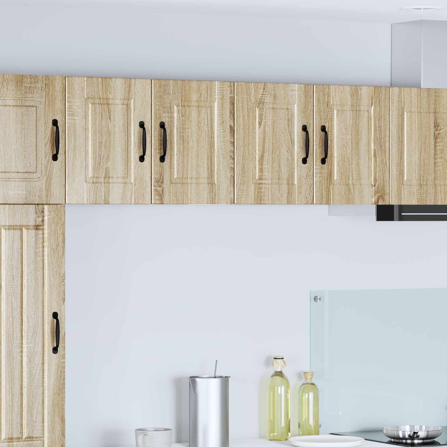 vidaXL Wall Cabinet PORTO Sonoma Oak 60 x 31 x 40 cm Engineered Wood