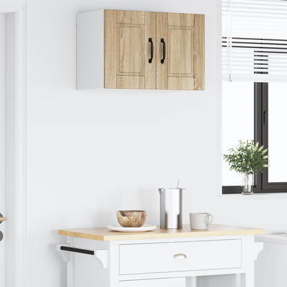 vidaXL Wall Cabinet PORTO Sonoma Oak 60 x 31 x 40 cm Engineered Wood