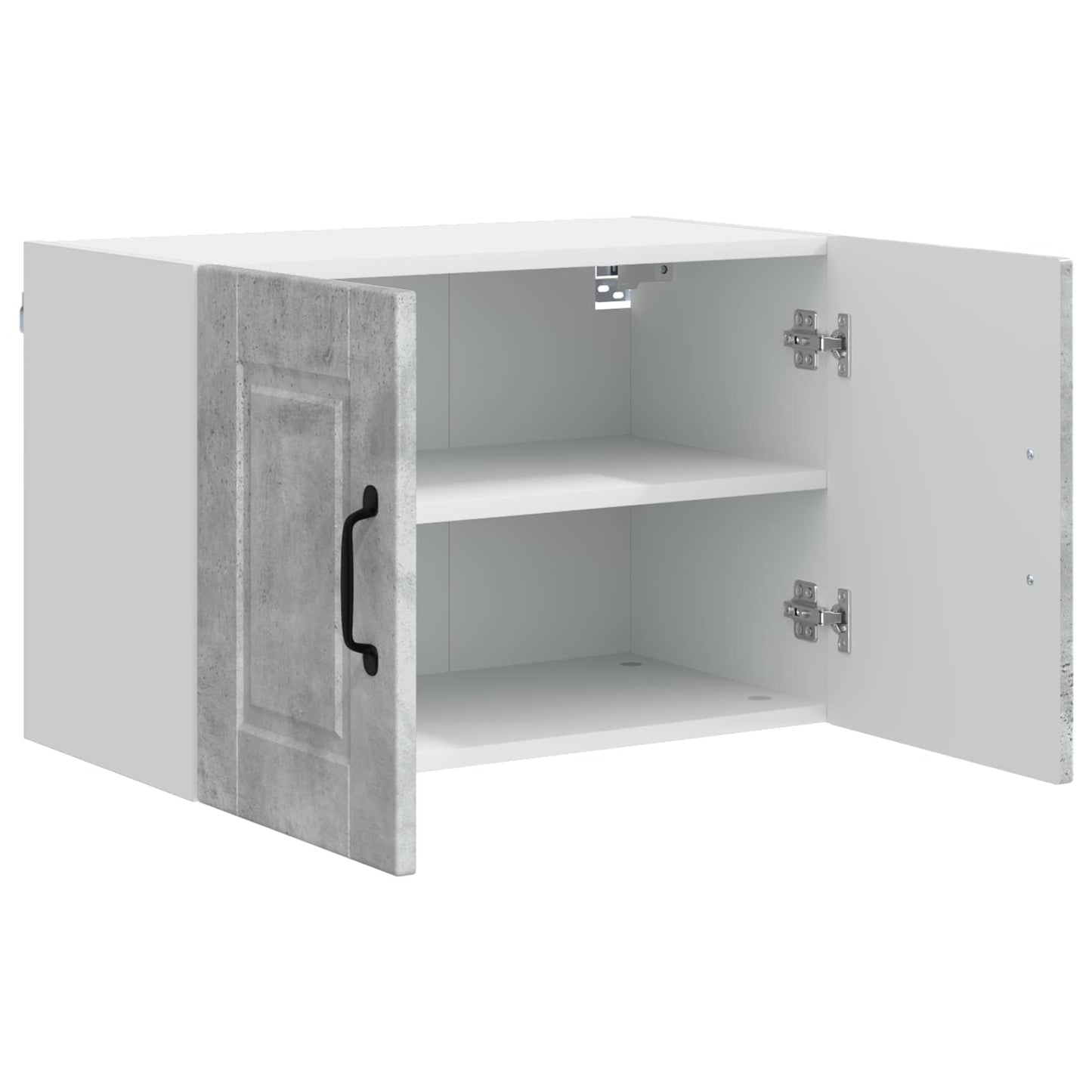 vidaXL Wall Cabinet PORTO 2 pcs Concrete Grey 60 x 31 x 40 cm