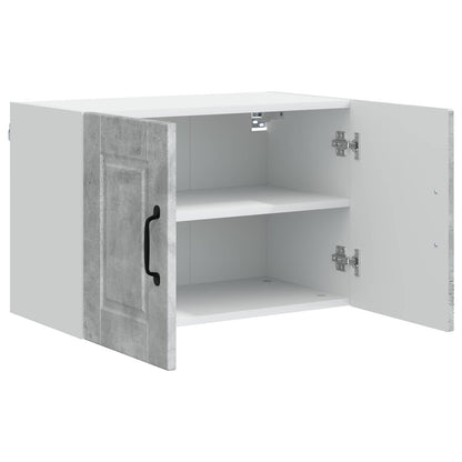 vidaXL Wall Cabinet PORTO 2 pcs Concrete Grey 60 x 31 x 40 cm