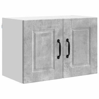 vidaXL Wall Cabinet PORTO 2 pcs Concrete Grey 60 x 31 x 40 cm