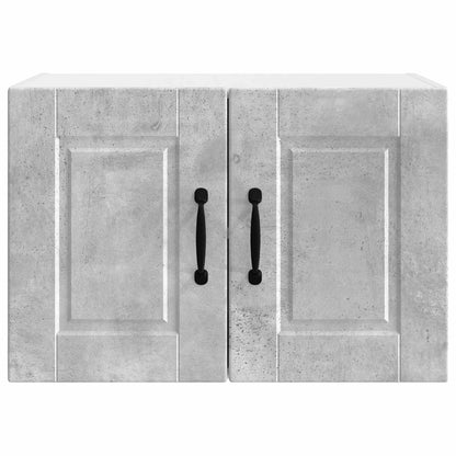 vidaXL Wall Cabinet PORTO 2 pcs Concrete Grey 60 x 31 x 40 cm