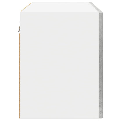 vidaXL Wall Cabinet PORTO 2 pcs Concrete Grey 60 x 31 x 40 cm
