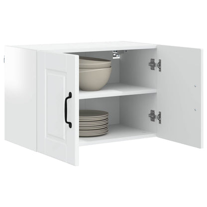 vidaXL Wall Cabinet PORTO High Gloss White 60 x 31 x 40 cm