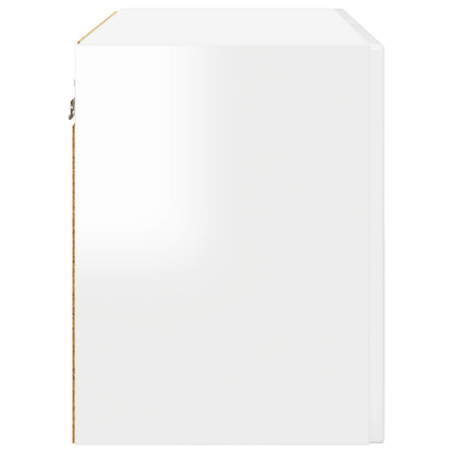 vidaXL Wall Cabinet PORTO High Gloss White 60 x 31 x 40 cm