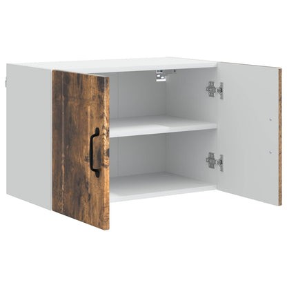 vidaXL Wall Cabinet PORTO Smoked Oak 60 x 31 x 40 cm Engineered Wood
