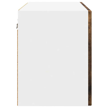 vidaXL Wall Cabinet PORTO Smoked Oak 60 x 31 x 40 cm Engineered Wood