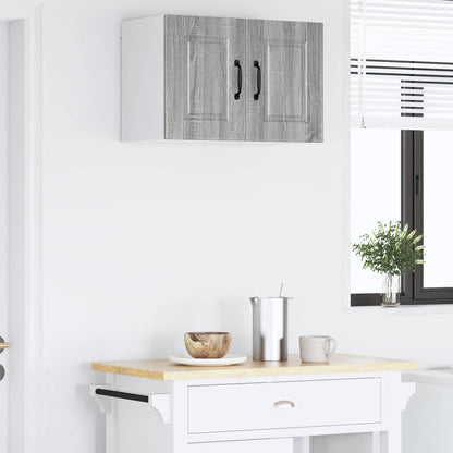 vidaXL Wall Cabinet PORTO Grey Sonoma 60 x 31 x 40 cm Engineered Wood