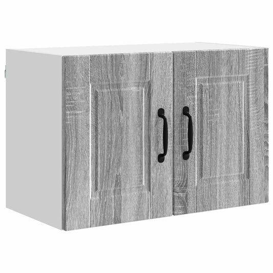 vidaXL Wall Cabinet PORTO Grey Sonoma 60 x 31 x 40 cm Engineered Wood