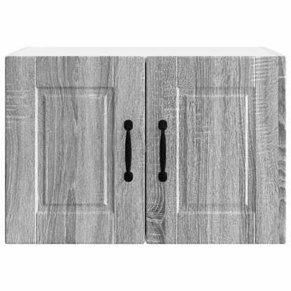 vidaXL Wall Cabinet PORTO Grey Sonoma 60 x 31 x 40 cm Engineered Wood