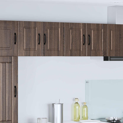 vidaXL Wall Cabinet PORTO Brown Oak 60 x 31 x 40 cm Engineered Wood