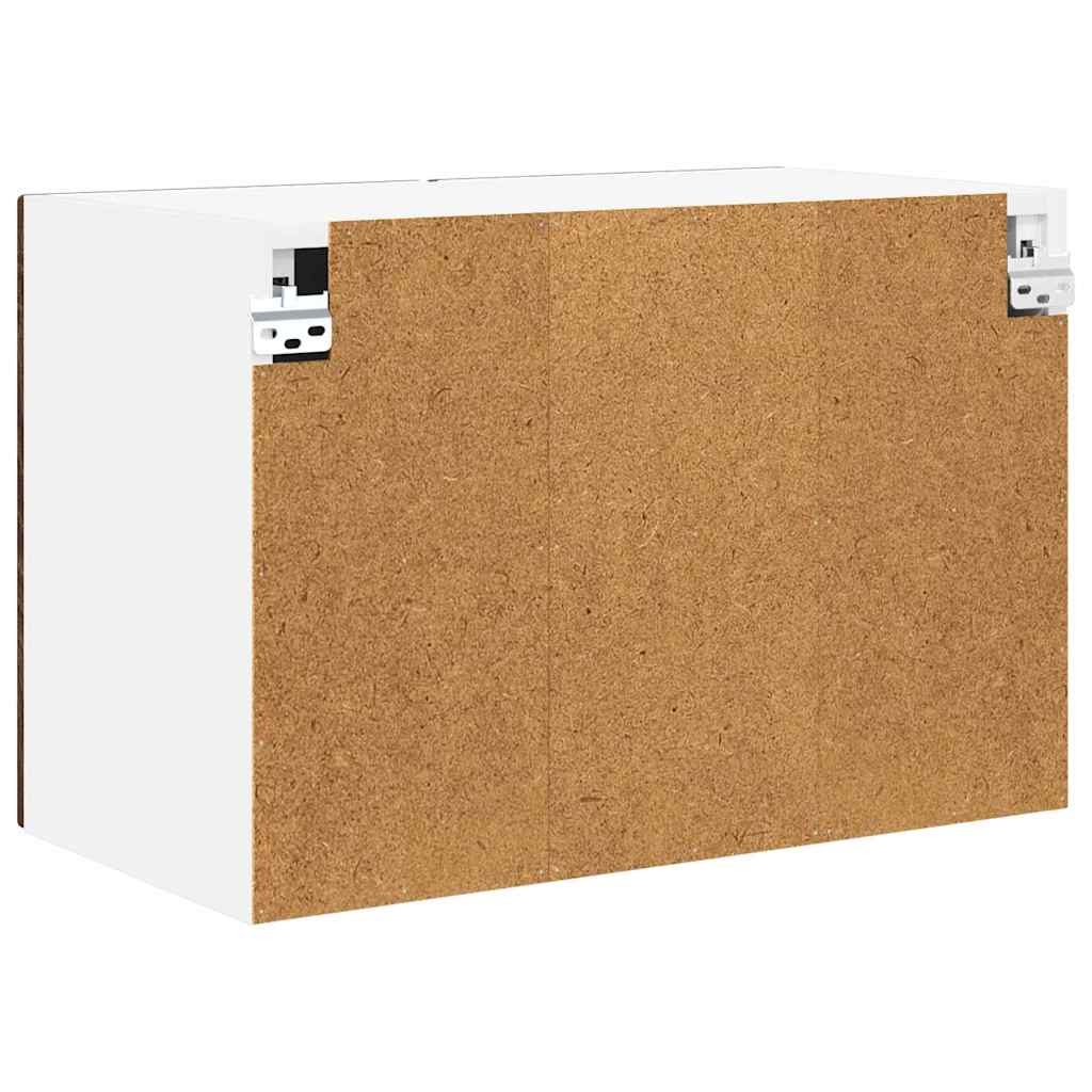 vidaXL Wall Cabinet PORTO 2 pcs Brown Oak 60 x 31 x 40 cm