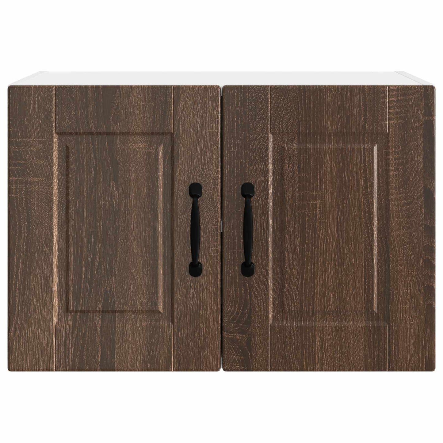 vidaXL Wall Cabinet PORTO 2 pcs Brown Oak 60 x 31 x 40 cm