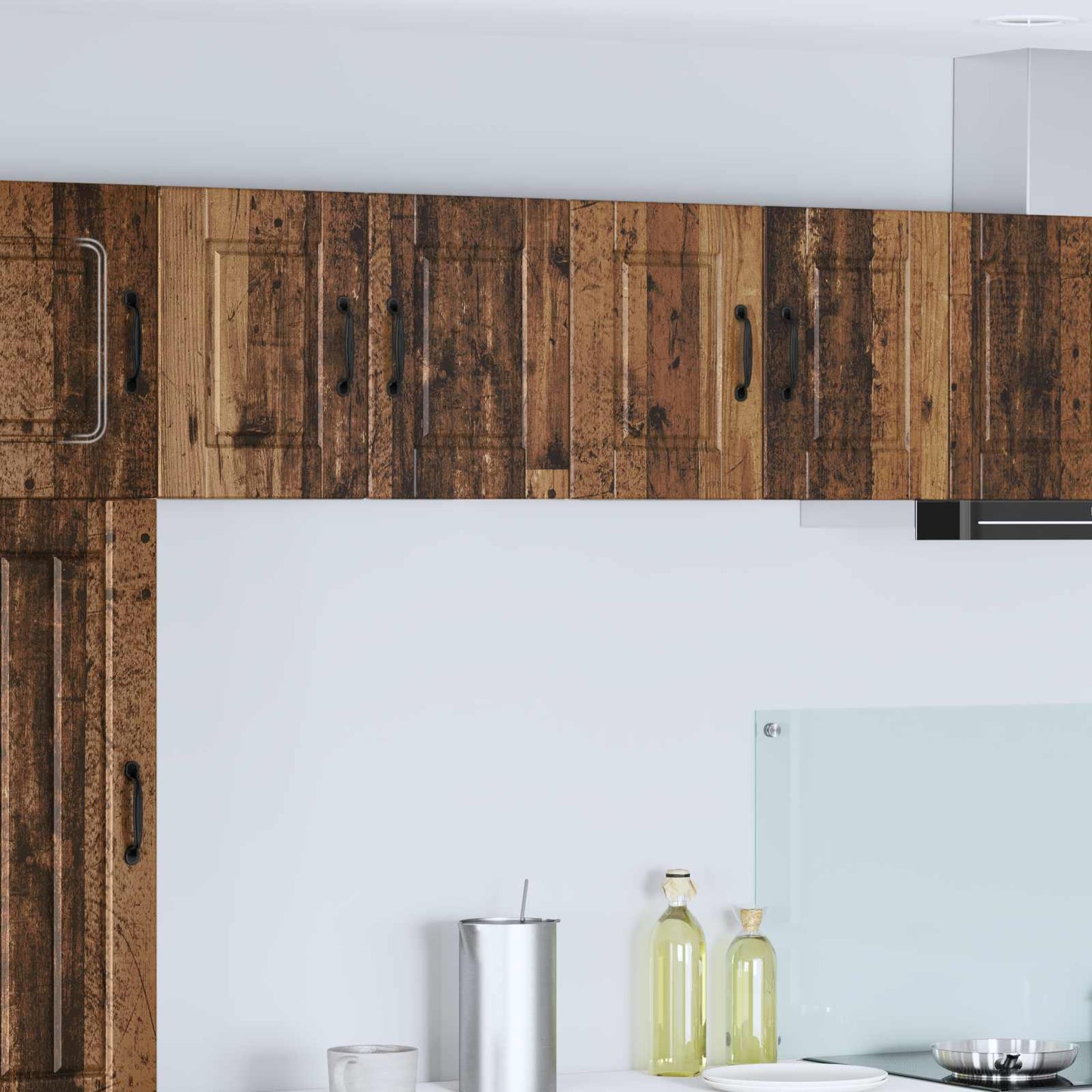 vidaXL Wall Cabinet PORTO Old Wood 60 x 31 x 40 cm Engineered Wood