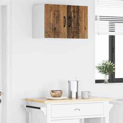 vidaXL Wall Cabinet PORTO Old Wood 60 x 31 x 40 cm Engineered Wood