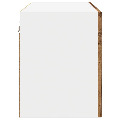 vidaXL Wall Cabinet PORTO Old Wood 60 x 31 x 40 cm Engineered Wood