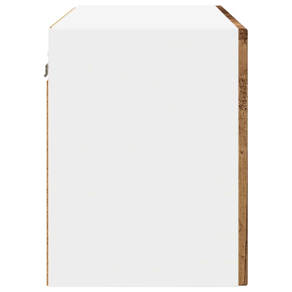 vidaXL Wall Cabinet PORTO 2 pcs Old Wood 60 x 31 x 40 cm