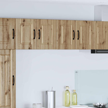 vidaXL Wall Cabinet PORTO Artisan Oak 60 x 31 x 40 cm Engineered Wood