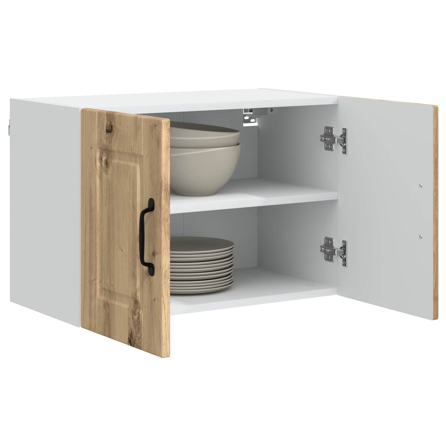 vidaXL Wall Cabinet PORTO Artisan Oak 60 x 31 x 40 cm Engineered Wood